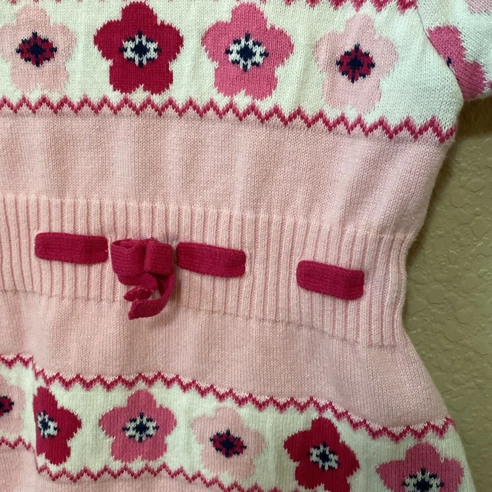 Baby Girls Gymboree Knit Cotton Dress Size 12-18M B4A - Picture 3 of 8